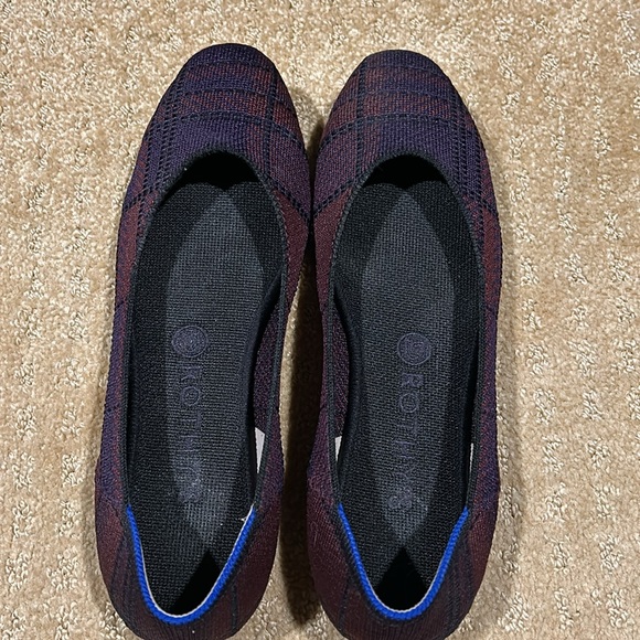 Rothy’s limited edition super cute Square plaid, size 9.5 - Picture 2 of 4